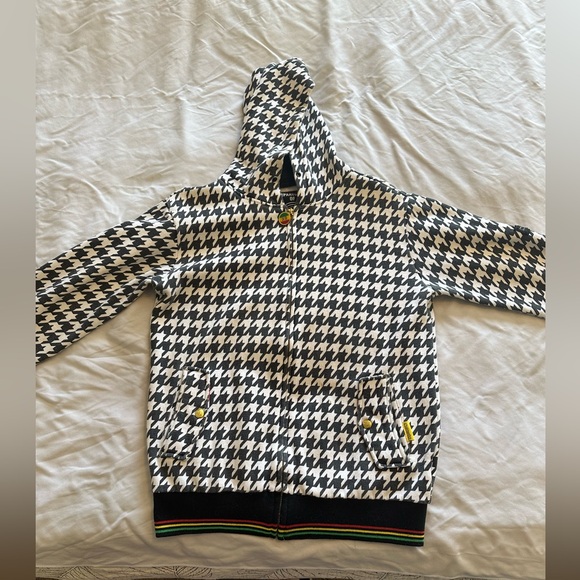 RARE No Doubt Houndstooth Concert Hoodie-XS - Picture 3 of 13